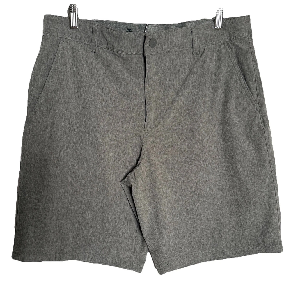 ***Izod Saltwater Gray Flat-Front Men's Shorts Size 48